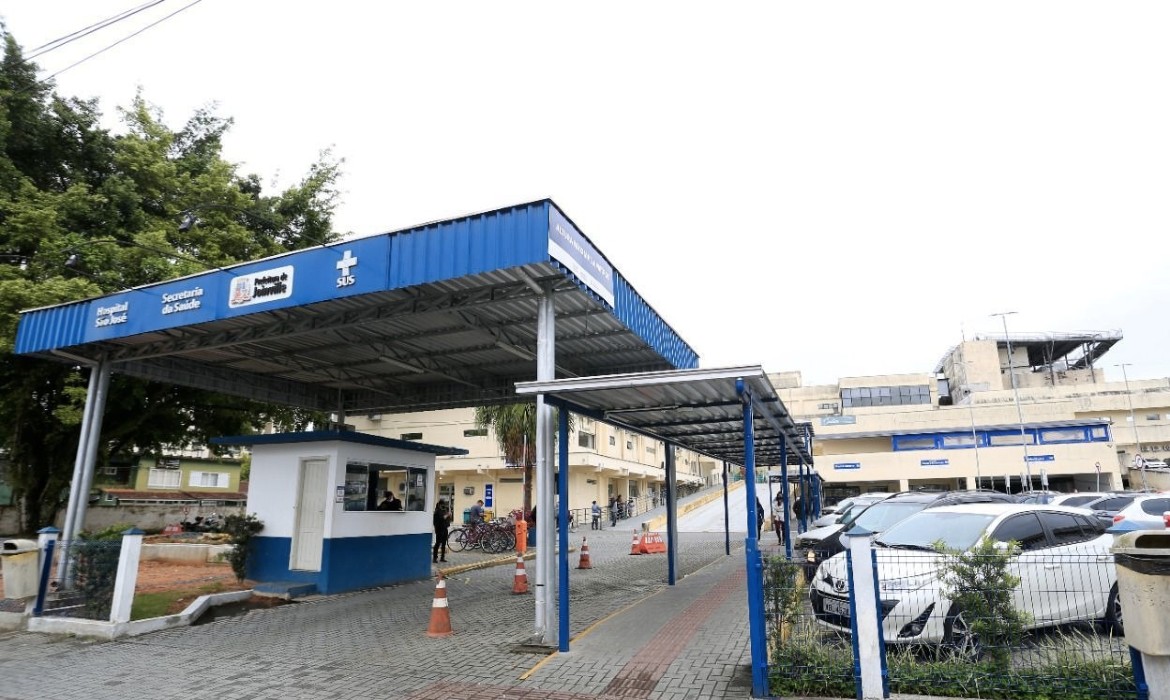 Hospital São José, em Joinville, está com capacidade de atendimento reduzida
