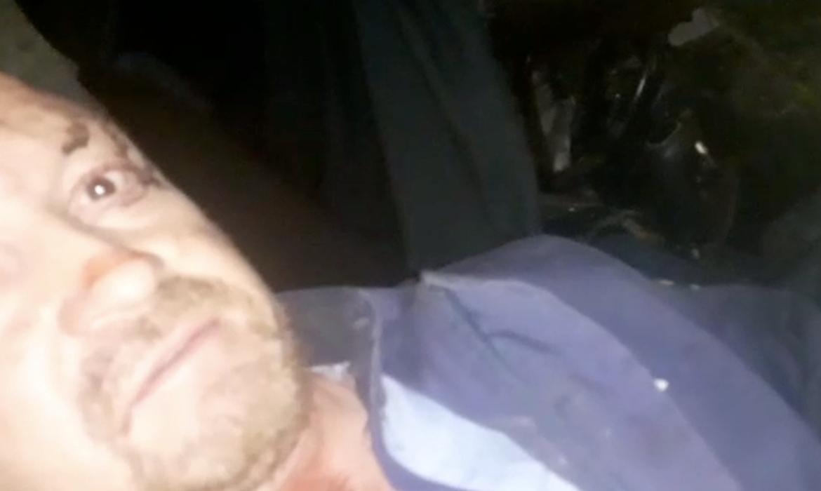 Vídeo: Sobrevivente de deslizamento na BR-376 faz gravação enquanto estava soterrado